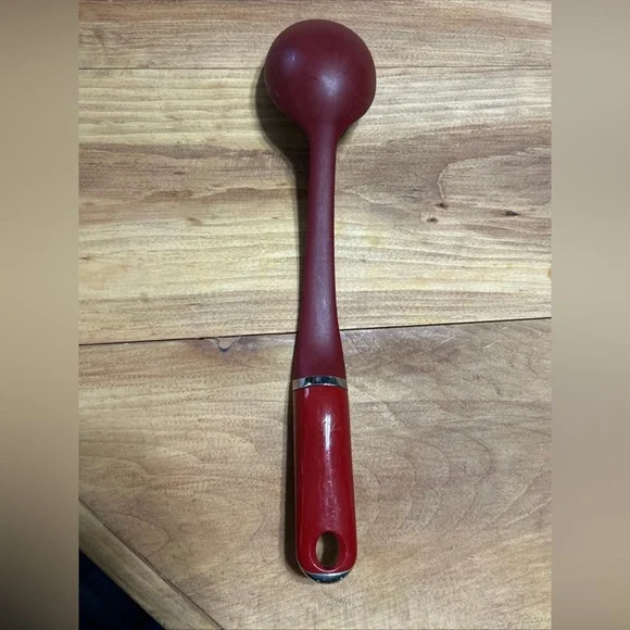 KitchenAid Deep Red Serving Spoon - Picture 2 of 5